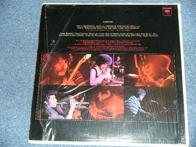 画像: SANTANA - SANTANA (Debut Album) (Ex+++/Ex+++ Looks:Ex++)  /1969 US AMERICA ORIGINAL "360 SOUND LABEL" Used LP 