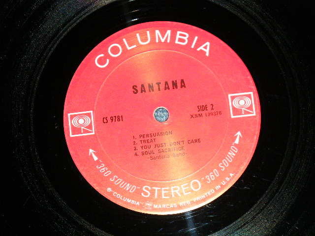 画像: SANTANA - SANTANA (Debut Album) (Ex+++/Ex+++ Looks:Ex++)  /1969 US AMERICA ORIGINAL "360 SOUND LABEL" Used LP 