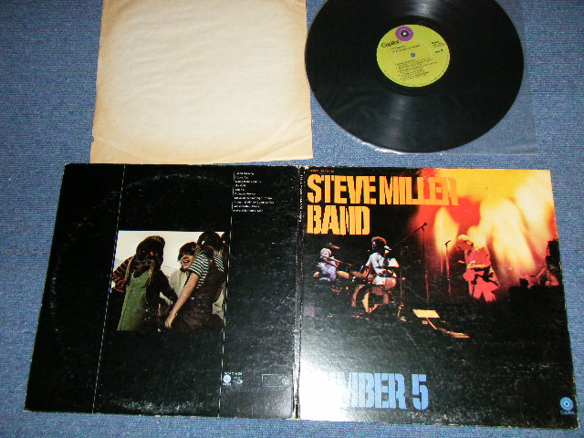 画像1: STEVE MILLER BAND - NUMBER 5 ( Ex+/Ex+++)  / 1970 US AMERICA ORIGINAL "GREEN with Purple'C' Logo on TOP Label" Used LP 