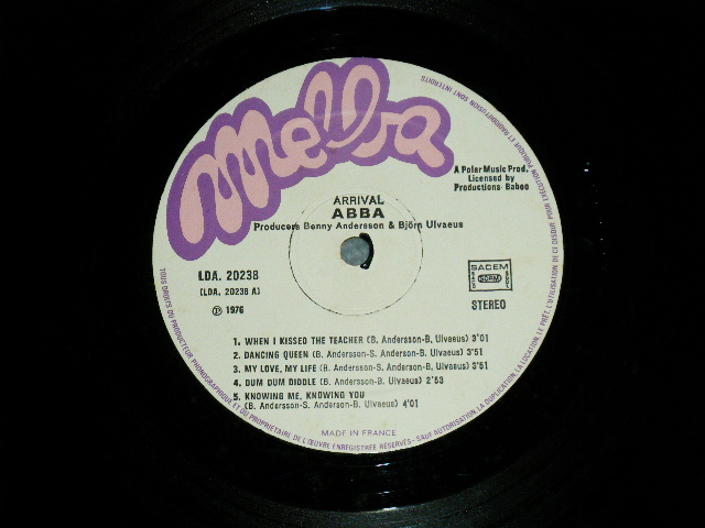 画像: ABBA -  ARRIVAL ( Ex++/Ex+++)  / 1976 FRANCE ORIGINAL Used  LP 