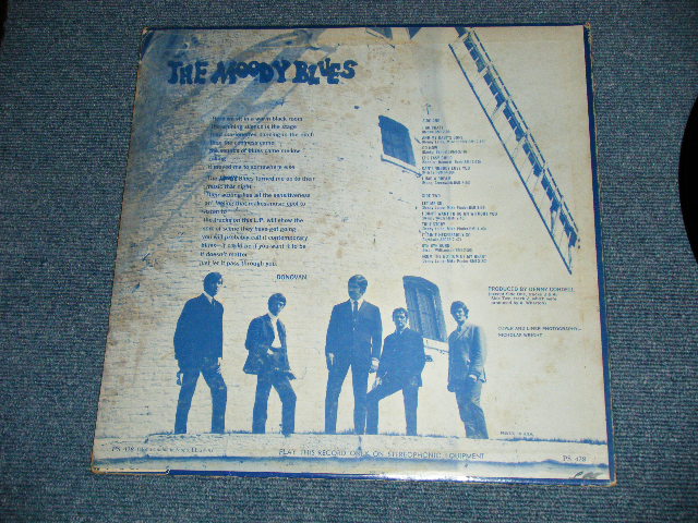 画像: The MOODY BLUES - #1 : GO NOW  (  MATRIX # A) ZAL-6787-1 △8190 /  B) ZAL-6788-1 △8190-x  ) ( VG+++/Ex+++ Looks:Ex+ )  / 1965 US AMERICA  ORIGINAL  "DARK BLUE LABEL"  STEREO   Used LP