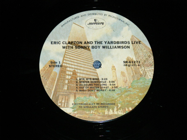 画像: SONNY BOY WILLIAMSON & THE YARDBIRDS - ERIC CLAPTON & The YARDBIRDS LIVE WITH SONNY BOY WILLIAMSON ( Ex++/Ex+++) / 1970's Press  US AMERICA STEREO Used LP 