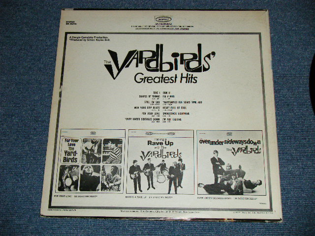 画像: THE YARDBIRDS - GREATEST HITS (1A/1A )( Ex/MINT- A-4&B-4:Ex+++ Looks:Ex++) / 1966 US ORIGINAL STEREO Used LP  