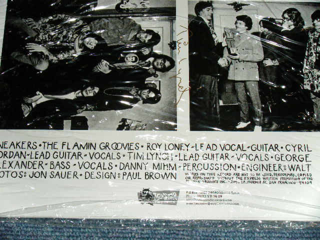 画像: The FLAMIN' GROOVIES - SNEAKERS ( SEALED) / 1990's? US AMERICA REISSUE 'BRAND NEW SEALED' 10" LP