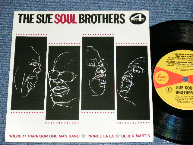 画像1: v.a.Omnibus ( WILBERT HARRISON,PRINCE LA LA,DEREK MARTIN) - SUE SOUL BROTHERS (Ex+++,Ex/Ex++)  / 1983 UK ENGLAND ORIGINAL Used 7"33 EP 