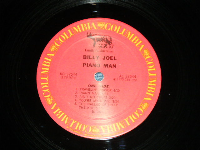 画像: BILLY JOEL -  PIANO MAN ( Ex+++/Ex+++ ) / 1973 US AMERICA  ORIGINAL "1st Press" Used LP