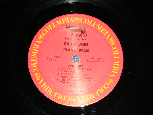画像: BILLY JOEL -  PIANO MAN (With BLACK CUSTOM INNER) (Matrix # A)S1 PAL-32544-2E B)S1 PBL-32544-2D) "SANTA MARIA Press in CA" (Ex+/Ex+++ EDSP) / 1980 Version US AMERICA RE-PRESS Used LP