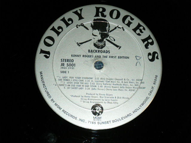 画像: KENNY ROGERS & The The FIRST EDITION - BACKROADS ( Ex/Ex+) / 1972 US AMERICA ORIGINAL  Used LP 