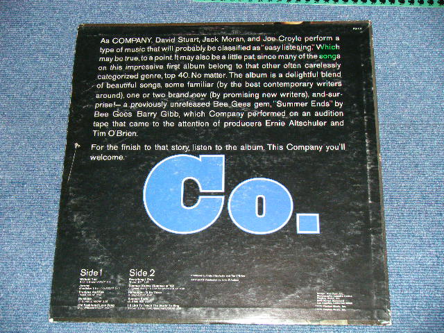 画像: Co. COMPANY - CO. ( Ex/Ex ) / 1972 US AMERICA  ORIGINAL  Used   LP