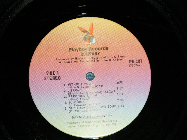 画像: Co. COMPANY - CO. ( Ex/Ex ) / 1972 US AMERICA  ORIGINAL  Used   LP