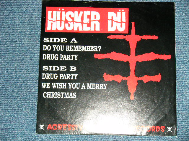 画像: HUSKER DU  - DRUG PARTY  ( Ex+++/MINT)  / 1992 ITALY Limited Press Used 7"  EP