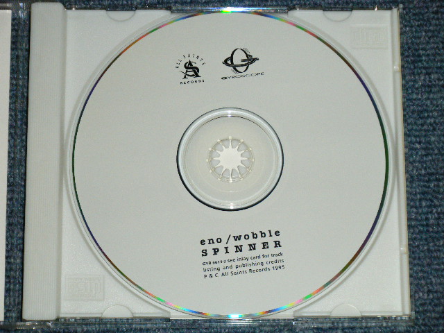 画像: BRIAN ENO / JAH WOBBLE - SPINNER  ( MINT/MINT)  /1995  US AMERICA Release Used CD 
