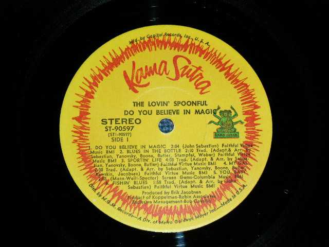 画像: The LOVIN' SPOONFUL - DO YOU BELIEVE IN MAGIC   ( Ex/Ex+++ )  / 1965 US AMERICA   ORIGINAL "MAIL ORDER"  Used LP 