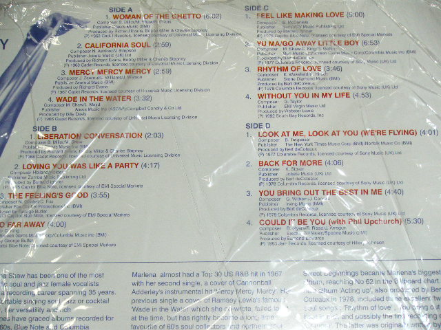 画像: MARLENA SHAW - ANTHOLOGY / 2000 US AMERICA ORIGINAL Brand New SEALED 2 LP