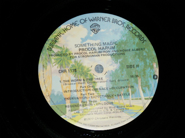 画像: PROCOL HARUM - SOMETHING MAGIC  (Ex++/MINT-) / 1977 US AMERICA  ORIGINAL Used LP