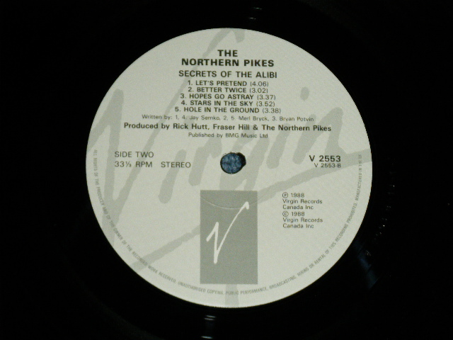 画像: The NORTHERN PIKES - SECRETS OF THE A;IBI ( Ex+/MINT-)  / 1988 CANADA ORIGINAL Used LP 