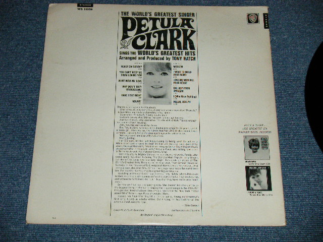 画像: PETULA CLARK - THE WORLD GREATEST SINGER! ( Ex++/Ex+++ Side-2:Ex )   / 1965 US AMERICA ORIGINAL Stereo Used LP