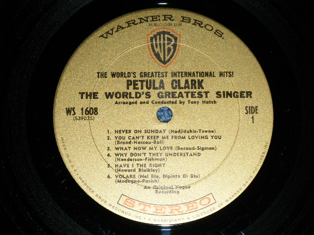 画像: PETULA CLARK - THE WORLD GREATEST SINGER! ( Ex++/Ex+++ Side-2:Ex )   / 1965 US AMERICA ORIGINAL Stereo Used LP