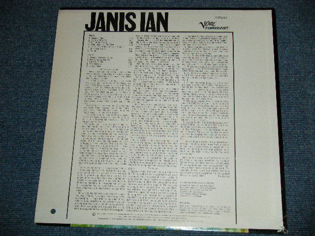 画像: JANIS IAN -  JANIS IAN ( Ex++/MINT-)  / 1967 US ORIGINAL  "1st Press Issued Label" on "2nd Issued Jacket" "PROMO HOLEl?"  MONO Used LP