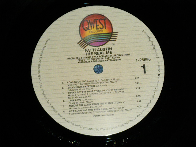 画像: PATTI AUSTIN - THE REAL ME  ( Ex++/MINT-) / 1988 US AMERICA ORIGINAL Used LP 
