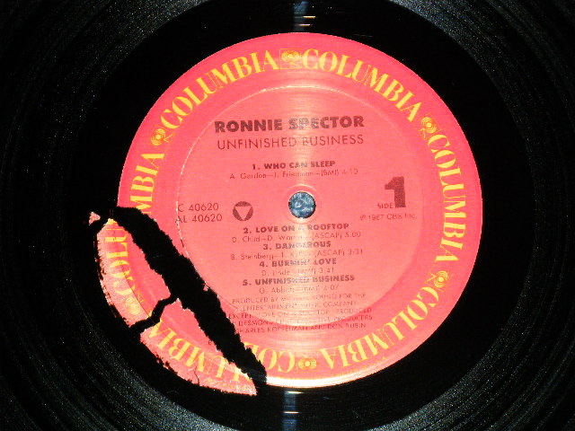 画像: RONNIE SPECTOR - UNFINISHED BUSINESS (Ex+++/Ex+++ ) / 1987 US AMERICA ORIGINAL Used LP