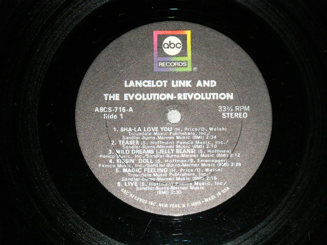 画像: LANCELOT LINK AND THE EVOLUTION REVOLUTION - LANCELOT LINK AND THE EVOLUTION REVOLUTION :SOFT PSHYCHE ( VG+/Ex++ ) / 1970 US AMERICA ORIGINAL Used LP 