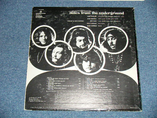 画像: NOTES FROM THE UNDERGROUND -  NOTES FROM THE UNDERGROUND ( Ex+/Ex+++ ) / 1967 US AMERICA ORIGINAL STEREO   Used LP 