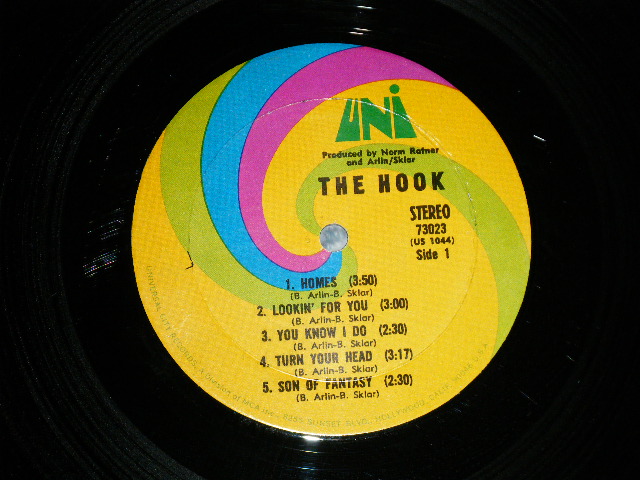 画像: The HOOK - The HOOK ( VG+++/Ex++) / 1969 US AMERICA ORIGINAL  Used LP 