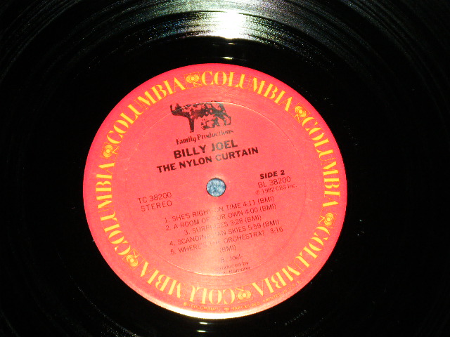画像: BILLY JOEL -  THE NYLON CURTAIN ( MINT/MINT- ) / 19/5 US AMERICA  ORIGINAL " with SHRINK WRAP & TITLE Seal on Front"  Used LP