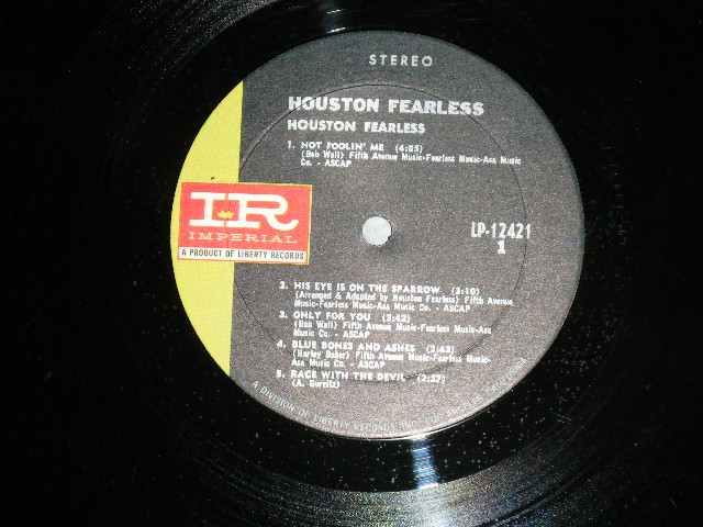 画像: HOUSTON FEARLESS - HOUSTON FEARLESS ( VG+/Ex A-1,2,3:VG ) / 1969 US AMERICA ORIGINAL STEREO   Used LP 