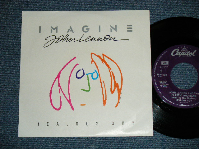 画像1: JOHN LENNON of THE BEATLES - JEALOUS GUY  ( MINT-/MINT ) / 1988 US AMERICA Used 7" inch Single  With PICTURE SLEEVE