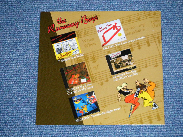 画像: The RUNAWAY BOYS - FAVOURITE SONGS  (MINT-/MINT) / 2004 GERMAN  ORIGINAL  Used CD 