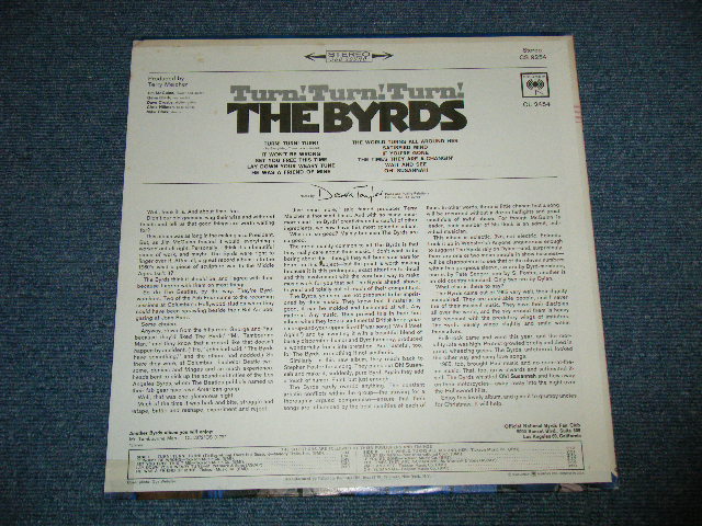 画像: BYRDS, THE - TURN! TURN! TURN!(Matrix # A) 1E Hand Writing / B) 2A ) (Ex+++/MINT-) / Early 1970 US AMERICA "2nd Ptress Label"  Used LP 