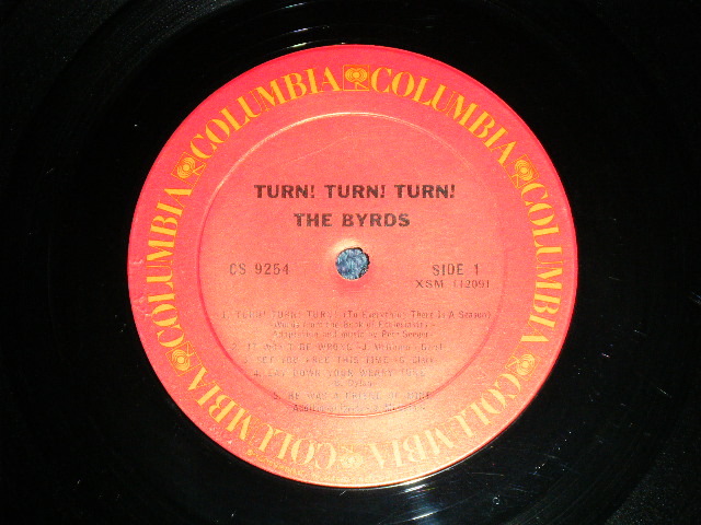 画像: BYRDS, THE - TURN! TURN! TURN!(Matrix # A) 1E Hand Writing / B) 1H ) (Ex+++/MINT-) / Early 1970 US AMERICA "2nd Ptress Label"  Used LP 