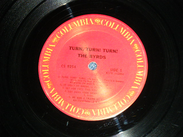 画像: BYRDS, THE - TURN! TURN! TURN!(Matrix # A) 2A / B) 2B ) ( VG+++/Ex ) / Early 1970 US AMERICA "2nd Ptress Label"  Used LP 