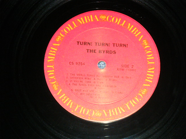 画像: BYRDS, THE - TURN! TURN! TURN!(Matrix # A) 1E Hand Writing / B) 1H ) (Ex+++/MINT-) / Early 1970 US AMERICA "2nd Ptress Label"  Used LP 