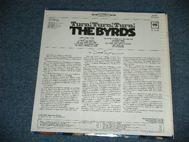 画像: BYRDS, THE - TURN! TURN! TURN!(Matrix # A) 1E Hand Writing / B) 1H ) (Ex+++/MINT-) / Early 1970 US AMERICA "2nd Ptress Label"  Used LP 