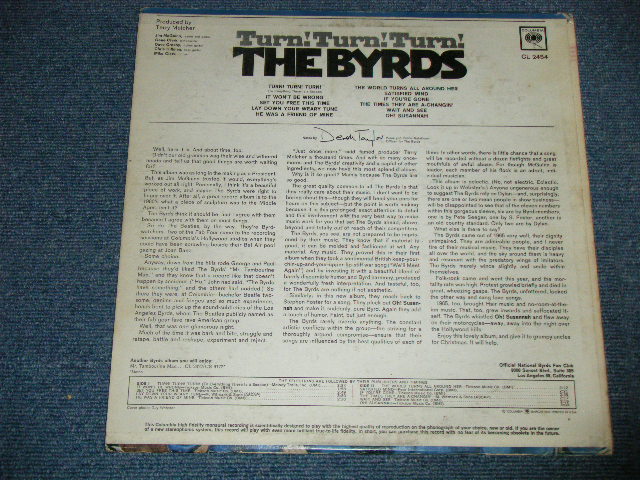 画像: BYRDS, THE - TURN! TURN! TURN!  (Matrix # A) 1A/ B) 1A )( VG+++/Ex++ Looks:Ex+ ) / 1965 US AMERICA ORIGINAL MONO '360 Sound Label' Used LP 