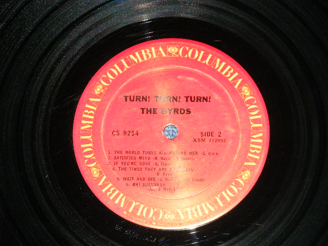 画像: BYRDS, THE - TURN! TURN! TURN!(Matrix # A) 2A / B) 2B ) ( VG+++/Ex ) / Early 1970 US AMERICA "2nd Ptress Label"  Used LP 