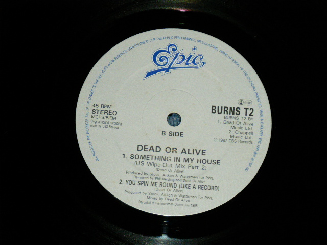 画像: DEAD OR ALIVE  - HOOKED ON LOVE ( Ex+++/MINT-)   / 1987 UK ENGLAND   ORIGINAL Used 12" 