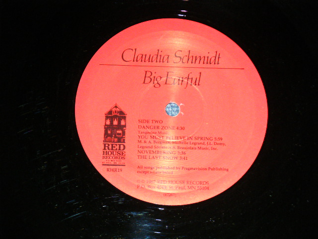 画像: CLAUDIA SCHMIDT - BIG EARFUL ( MINT-/MINT-)  / 1987  US AMERICA ORIGINAL Used LP 