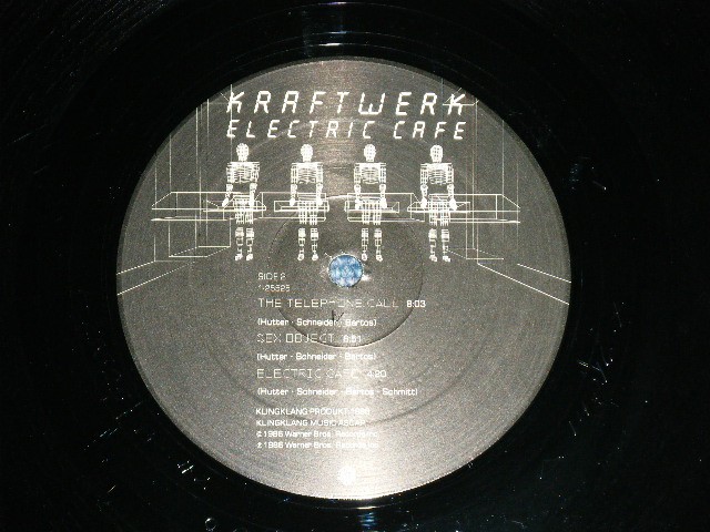画像: KRAFTWERK - ELECTRIC CAFE (Ex+/MINT-) / 1986 US AMERICA ORIGINAL Used LP