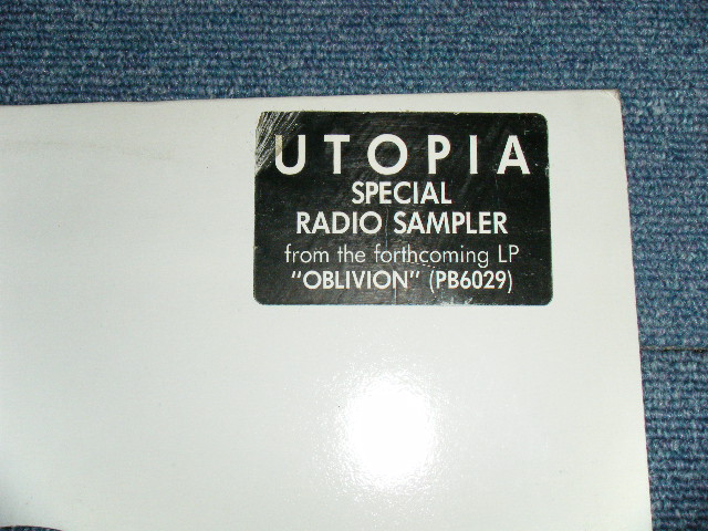 画像: UTOPIA TODD RUNDGREN - OBLIVION (Ex+++/MINT- ) / 1983 US AMERICA ORIGINAL "PROMO ONLY" Used 12"