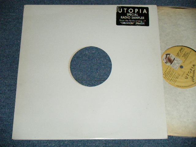 画像: UTOPIA TODD RUNDGREN - OBLIVION (Ex+++/MINT- ) / 1983 US AMERICA ORIGINAL "PROMO ONLY" Used 12"