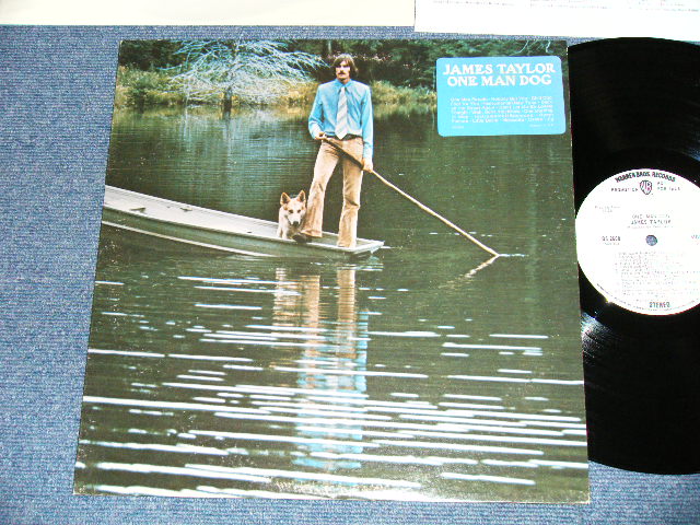 画像1: JAMES TAYLOR -  ONE MAN DOG (Matrix# 1A/1A ) ( Ex+++/Ex+++, A-1:VG+++ ) / 1972 US AMERICA ORIGINAL "WHITE LABEL PROMO" "WB" Label" Used  LP 