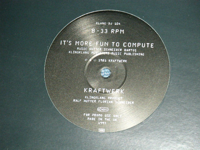 画像: KRAFTWERK - HOMECOMPUTER  ( NEW )  / 1997 UK ENGLAND ORIGINAL  "BRAND NEW" LP 