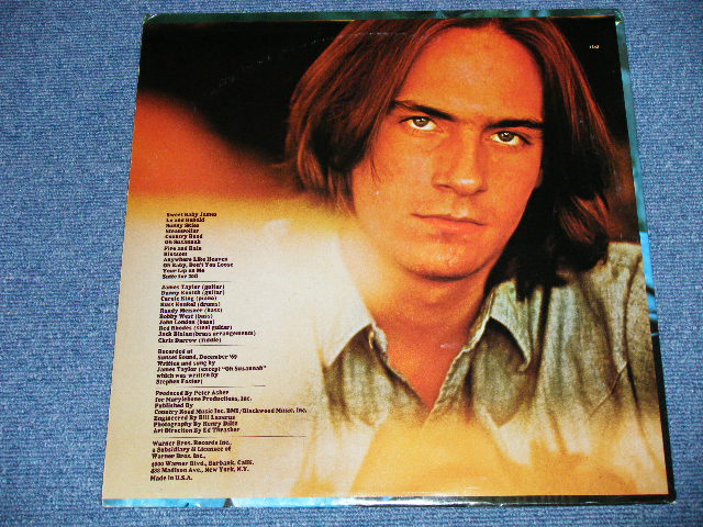 画像: JAMES TAYLOR - SWEET BABY JAMES : NON POSTER SONG SHEET : 2nd Press "TITLE Credit" on Front Cover  (Matrix #A) S1 WS 1843-A 39638-1D B) S1 WS 1843-B 39639-6-1D  LAZERUS) "SANTA MONICA Press"  ( Ex++/Ex++ Looks:MINT-) / 1970 US ORIGINAL 1st Press GREEN & "WB" Label Used  LP