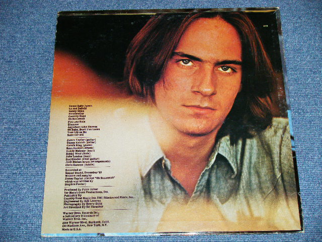 画像: JAMES TAYLOR - SWEET BABY JAMES : NON  POSTER SONG SHEET : 1st Press "NON-TITLE Credit" on Front Cover  (Matrix # WS-1843-A-SI-1F HIJAMES/ WS-1843-B-39639-1A THAT'S ALL FIKLKS ) "TERRE HAUTE Press" ( Ex/Ex++) / 1970 US ORIGINAL 1st Press GREEN & "WB" Label Used  LP