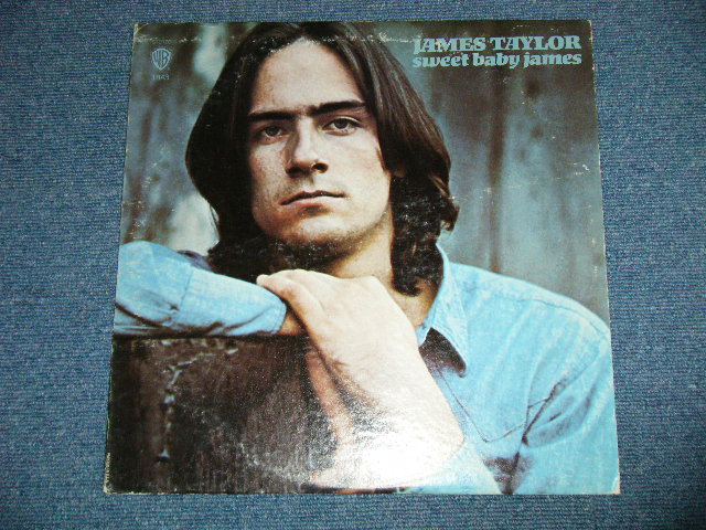 画像: JAMES TAYLOR - SWEET BABY JAMES : With  POSTER SONG SHEET : 1st Press "NON-TITLE Credit" on Front Cover  (Matrix # 39638-1Side1 WS-1843 HIJAMES/ 39639-2 Side2 WS-1843 THAT'S ALL FIKLKS ) ( Ex/Ex++) / 1970 US ORIGINAL 1st Press GREEN & "WB" Label Used  LP