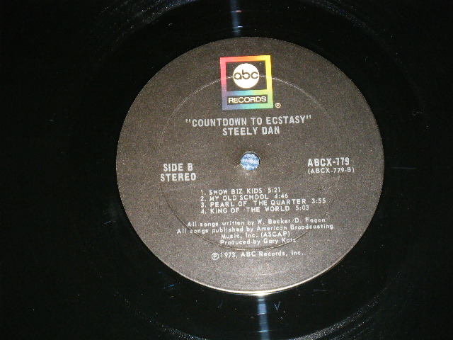 画像: STEELY DAN - COUNTDOWN TO ECSTASY ( Ex+/Ex+++ )  / 1973 US AMERICA  ORIGINAL 1st Press "BLACK Label" UsedZ LP 